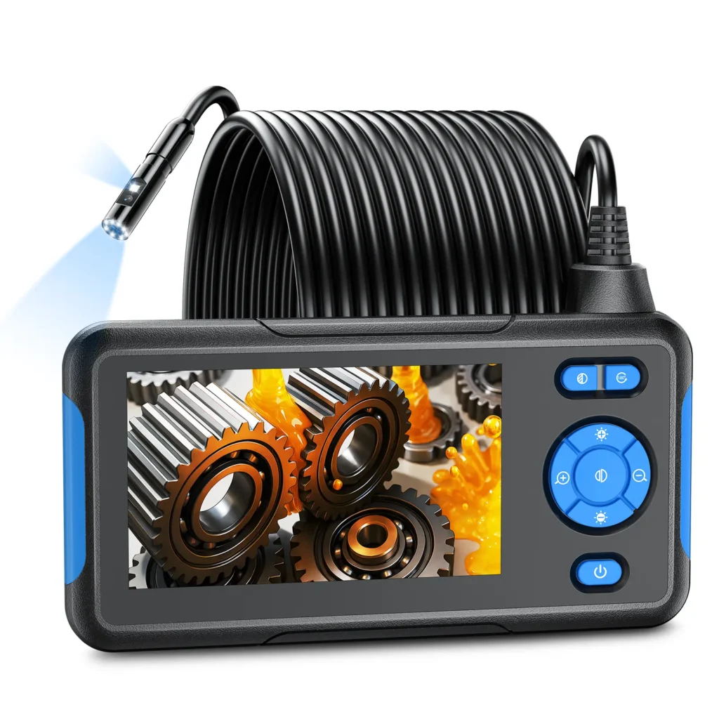 borescope with articulating head